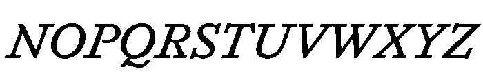 HALTimezone RegularItalic Font UPPERCASE