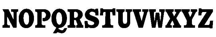 HALTimezoneMono Black Font UPPERCASE