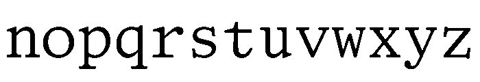 HALTimezoneMono Book D4f97435 Font LOWERCASE