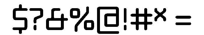 HALTwins Light 00 Font OTHER CHARS