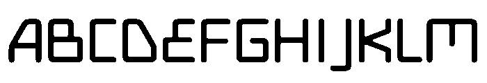 HALTwins Light 00 Font UPPERCASE