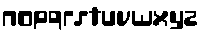 HALTwins Semi Bold 10 Font LOWERCASE