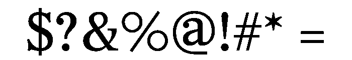 Haarlem Regular Font OTHER CHARS