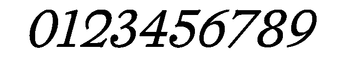 Haarlem RegularItalic Font OTHER CHARS