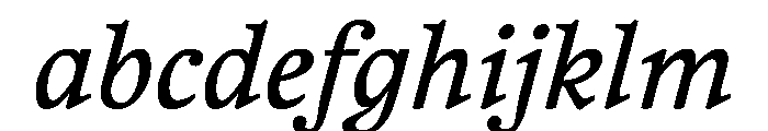 Haarlem RegularItalic FONT