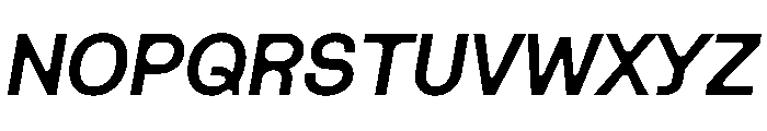 Haben BoldItalic Font UPPERCASE