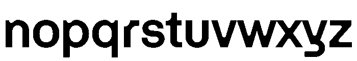 Haben Bold Font LOWERCASE