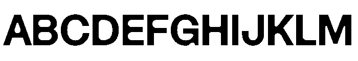Haben Extra Font UPPERCASE