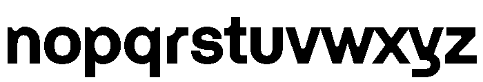 Haben Extra Font LOWERCASE