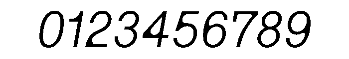 Haben Italic Font OTHER CHARS
