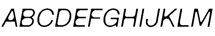 Haben Italic Font UPPERCASE