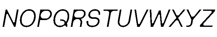 Haben Italic Font UPPERCASE