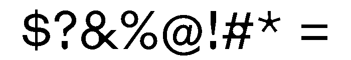 Haben Medium Font OTHER CHARS
