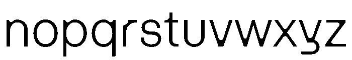 Haben Regular Font LOWERCASE