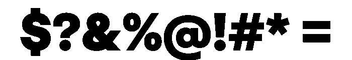 Haffer TRIAL Black Instance Font OTHER CHARS