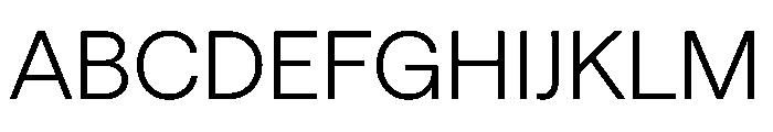 Haffer TRIAL Light Instance Font UPPERCASE