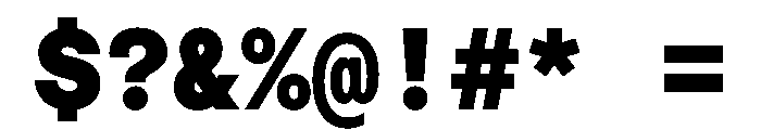 Haffer TRIAL MonoBlack Instance Font OTHER CHARS