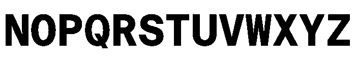 Haffer TRIAL MonoBold Instance Font UPPERCASE
