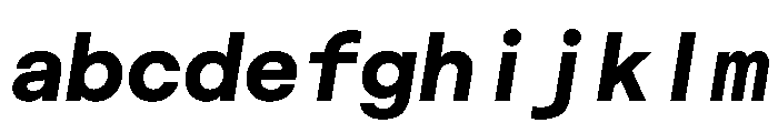 Haffer TRIAL MonoBoldItalic Instance FONT