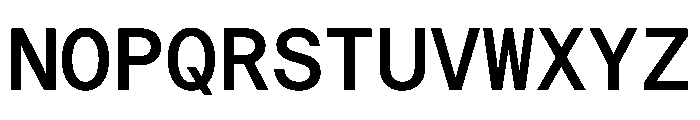 Haffer TRIAL MonoMedium Instance Font UPPERCASE