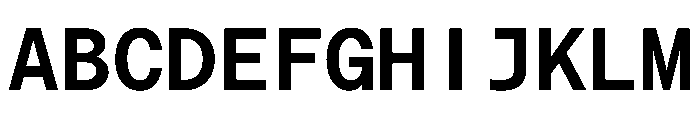 Haffer TRIAL MonoSemiBold Instance Font UPPERCASE