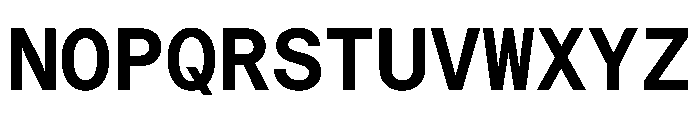 Haffer TRIAL MonoSemiBold Instance Font UPPERCASE
