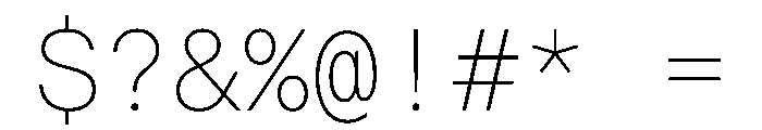 Haffer TRIAL MonoThin Instance Font OTHER CHARS