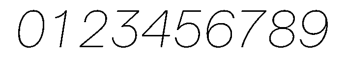 Haffer TRIAL MonoThinItalic Instance Font OTHER CHARS