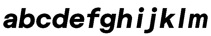 Haffer TRIAL SemiMonoBoldItalic Instance FONT