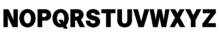 Haffer TRIAL SemiMonoHeavy Instance Font UPPERCASE