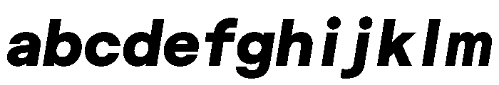 Haffer TRIAL SemiMonoHeavyItalic Instance FONT