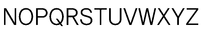 Haffer TRIAL SemiMonoLight Instance Font UPPERCASE