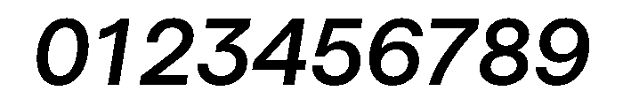 Haffer TRIAL SemiMonoMediumItalic Instance Font OTHER CHARS