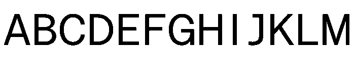 Haffer TRIAL SemiMonoRegular Instance Font UPPERCASE