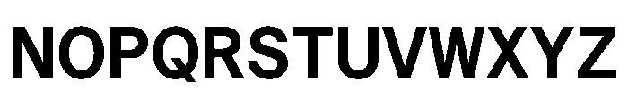 Haffer TRIAL SemiMonoSemiBold Instance Font UPPERCASE