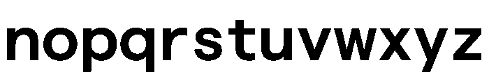 Haffer TRIAL SemiMonoSemiBold Instance Font LOWERCASE