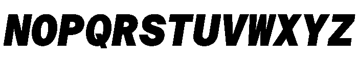 Haffer TRIAL XHMonoBlackItalic Instance Font UPPERCASE