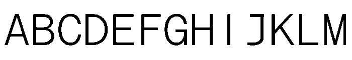 Haffer TRIAL XHMonoLight Instance Font UPPERCASE
