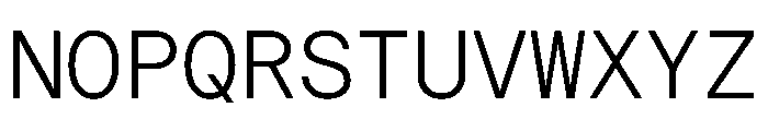 Haffer TRIAL XHMonoLight Instance Font UPPERCASE