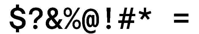 Haffer TRIAL XHMonoMedium Instance Font OTHER CHARS