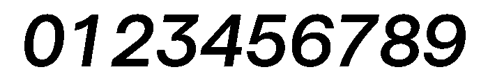 Haffer TRIAL XHMonoMediumItalic Instance Font OTHER CHARS