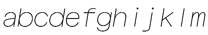 Haffer TRIAL XHMonoThinItalic Instance FONT