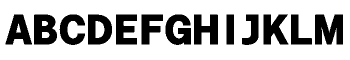 Haffer TRIAL XHSemiMonoHeavy Instance Font UPPERCASE