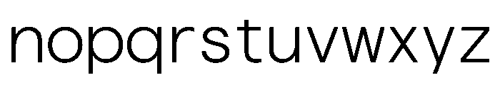 Haffer TRIAL XHSemiMonoLight Instance Font LOWERCASE
