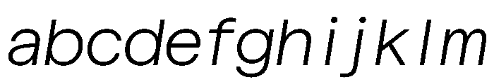 Haffer TRIAL XHSemiMonoLightItalic Instance FONT