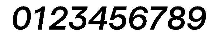 Haffer TRIAL XHSemiMonoMediumItalic Instance Font OTHER CHARS