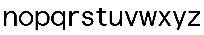 Haffer TRIAL XHSemiMonoRegular Instance Font LOWERCASE
