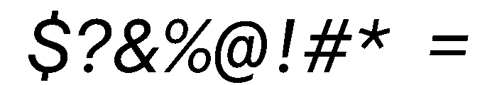 Haffer TRIAL XHSemiMonoRegularItalic Instance Font OTHER CHARS