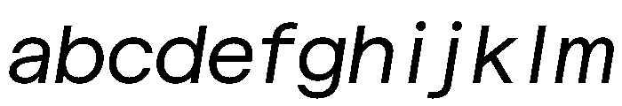 Haffer TRIAL XHSemiMonoRegularItalic Instance FONT