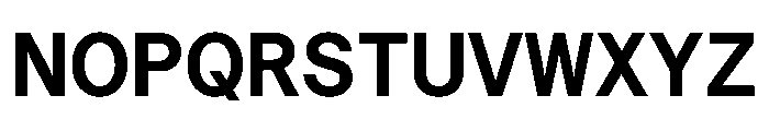 Haffer TRIAL XHSemiMonoSemiBold Instance Font UPPERCASE